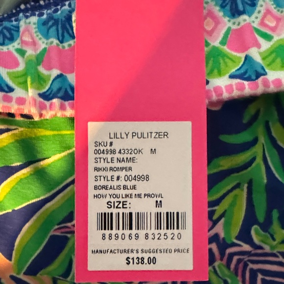 NWT Lilly Pulitzer Rikki Strapless Romper - Picture 3 of 3